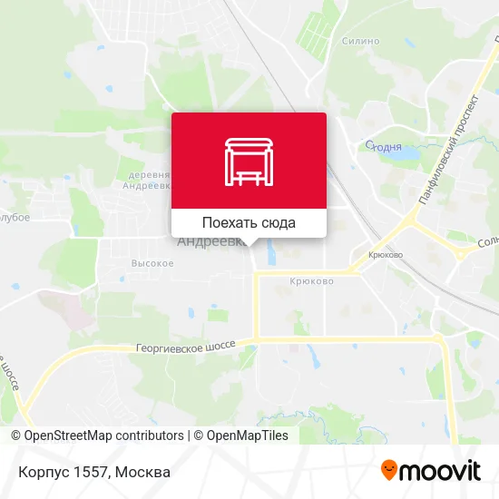 Карта Корпус 1557