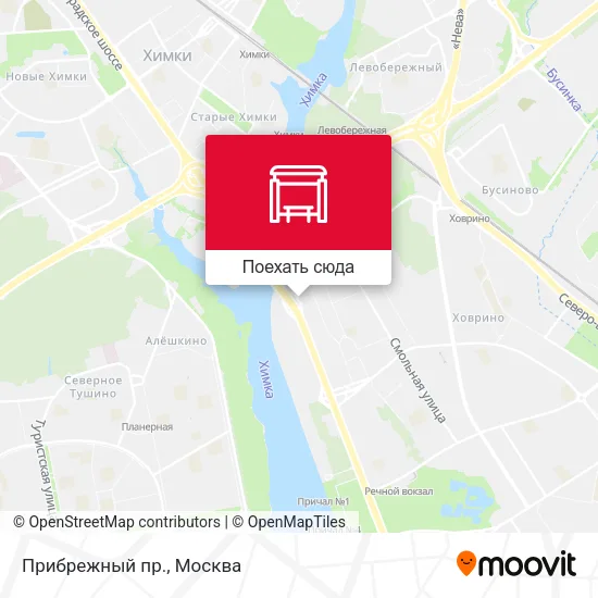 Карта Прибрежный пр.