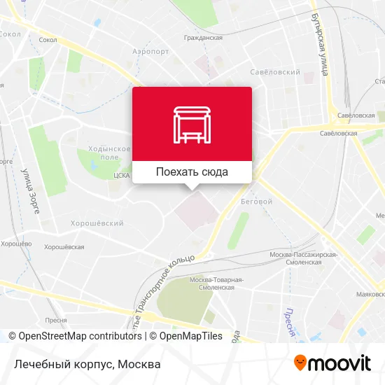 Карта Лечебный корпус