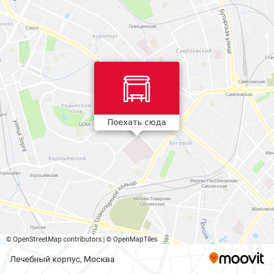 Карта Лечебный корпус