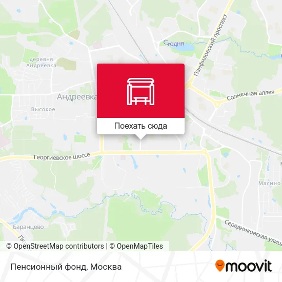 Карта Пенсионный фонд