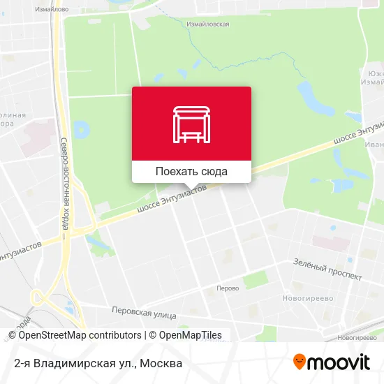 Карта 2-я Владимирская ул.