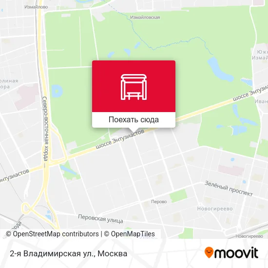 Карта 2-я Владимирская ул.