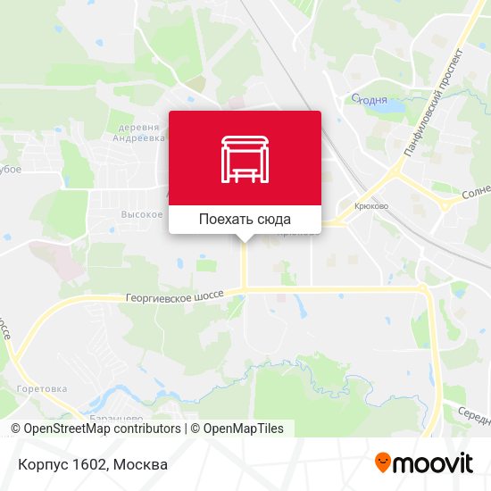 Карта Корпус 1602