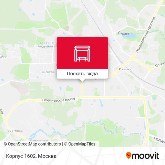 Карта Корпус 1602