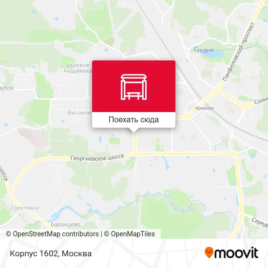Карта Корпус 1602