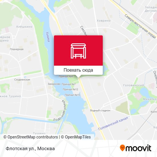 Карта Флотская ул.