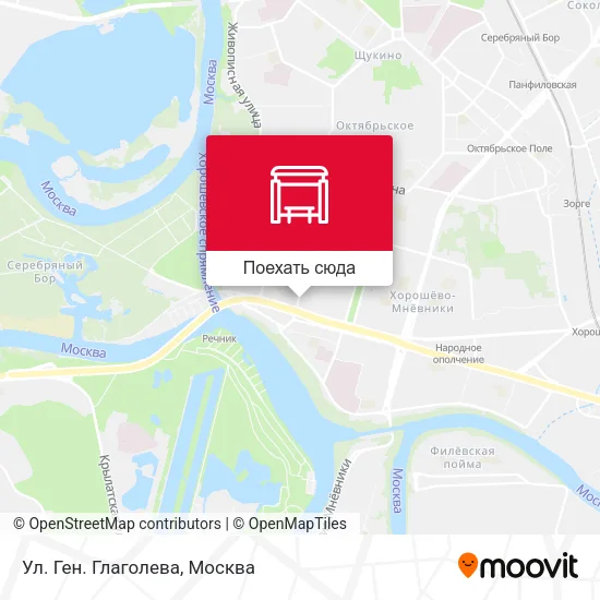 Карта Ул. Ген. Глаголева