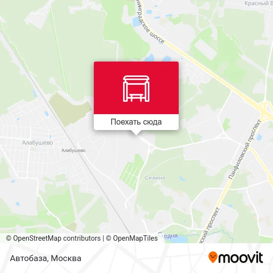 Карта Автобаза