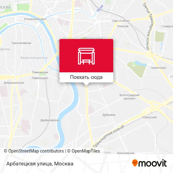 Карта Арбатецкая улица