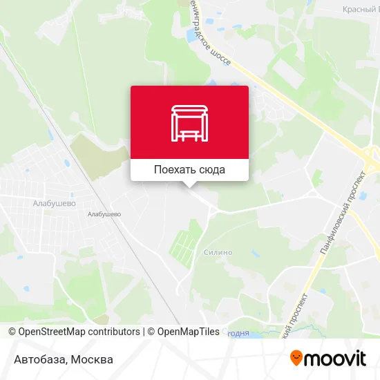 Карта Автобаза
