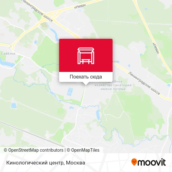 Карта Кинологический центр
