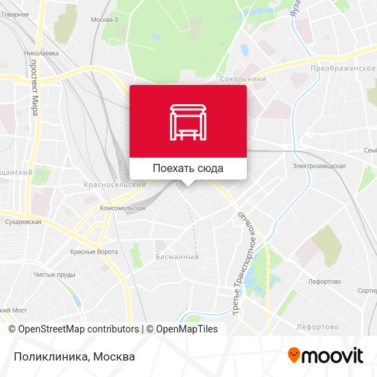 Карта Поликлиника