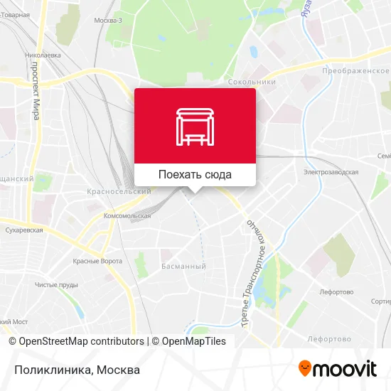 Карта Поликлиника