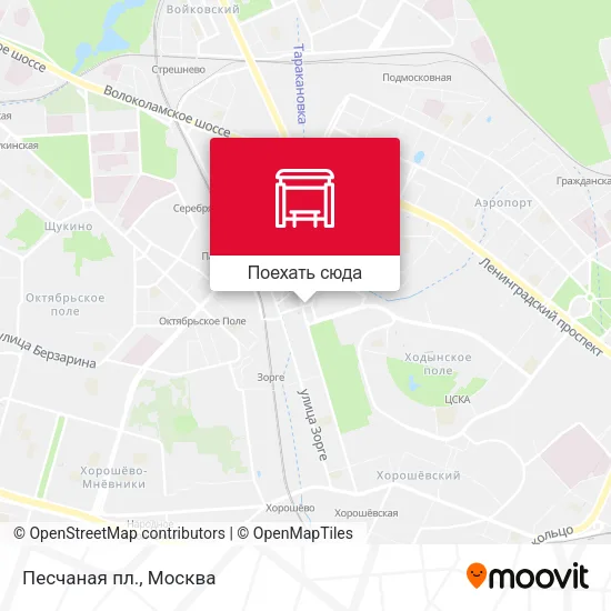 Карта Песчаная пл.