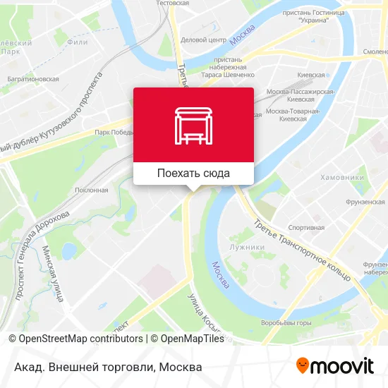 Карта Акад. Внешней торговли