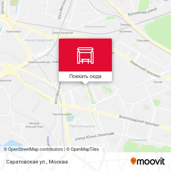 Карта Саратовская ул.