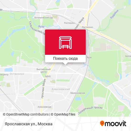 Карта Ярославская ул.