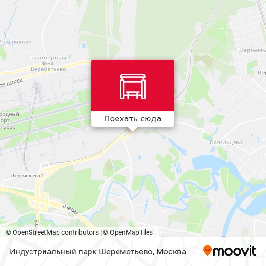 Карта Индустриальный парк Шереметьево