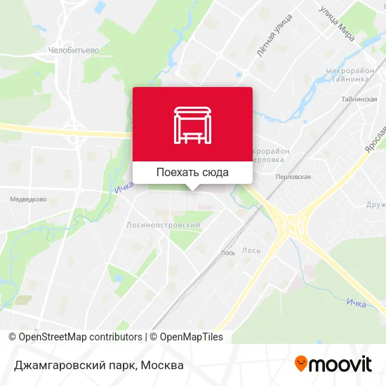 Карта Джамгаровский парк