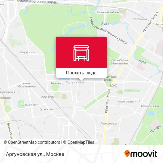 Карта Аргуновская ул.