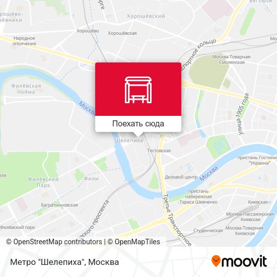 Карта Метро "Шелепиха"