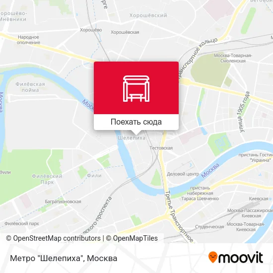 Карта Метро "Шелепиха"