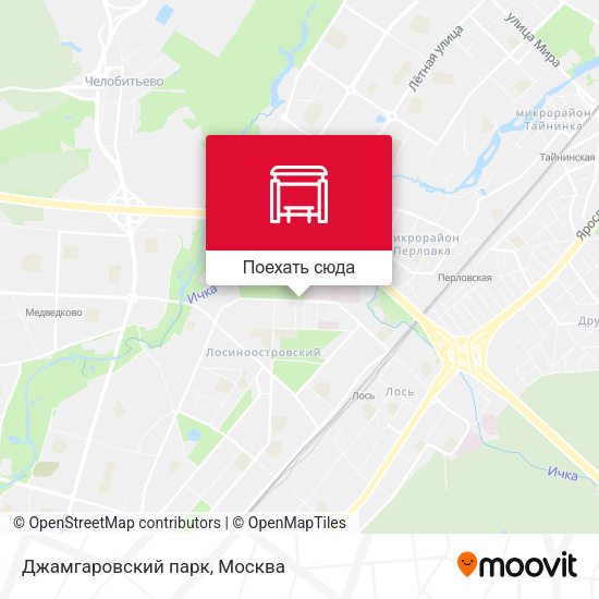 Карта Джамгаровский парк