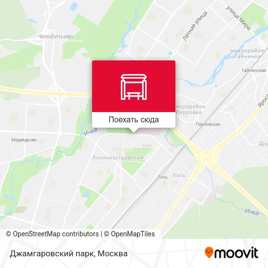 Карта Джамгаровский парк