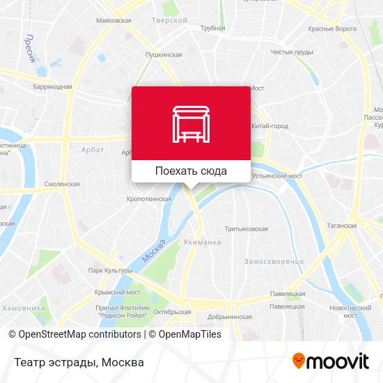 Карта Театр эстрады