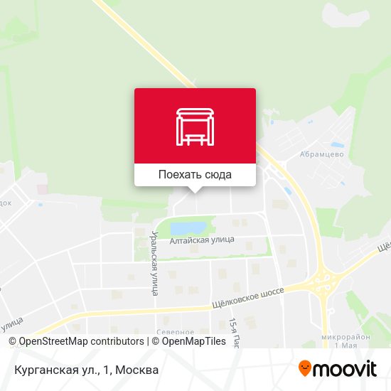 Карта Курганская ул., 1