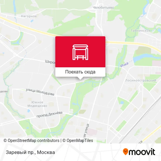 Карта Заревый пр.