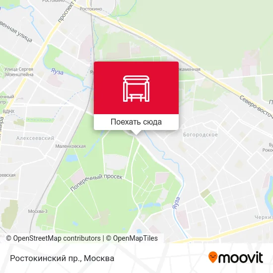 Карта Ростокинский пр.