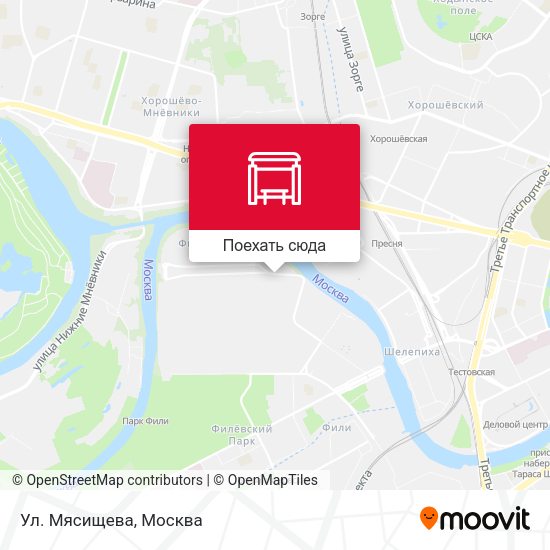 Карта Ул. Мясищева