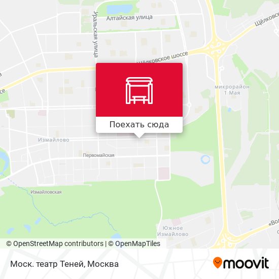 Карта Моск. театр Теней