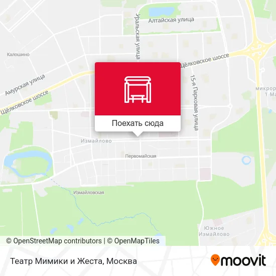 Карта Театр Мимики и Жеста
