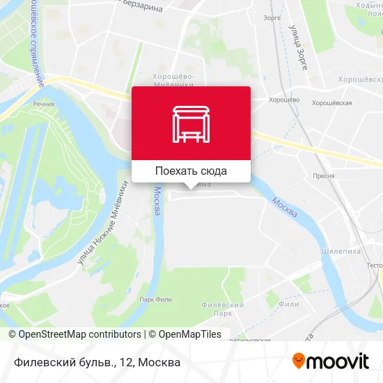 Карта Филевский бульв., 12