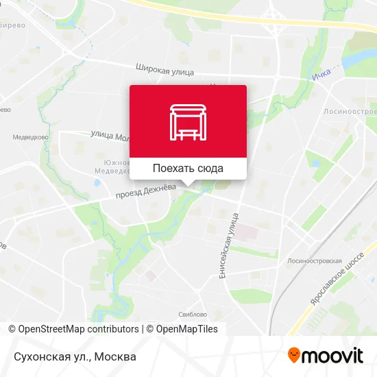 Карта Сухонская ул.