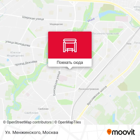Карта Ул. Менжинского