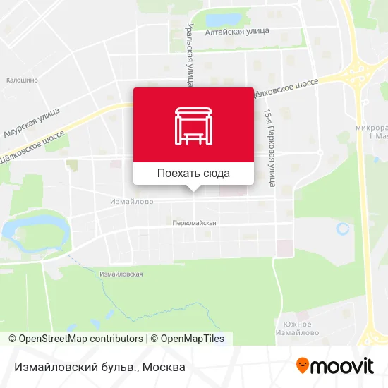 Карта Измайловский бульв.