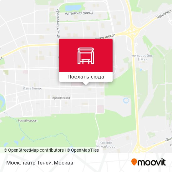 Карта Моск. театр Теней