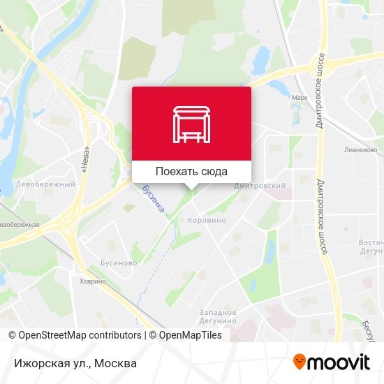Карта Ижорская ул.