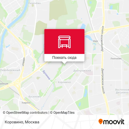 Карта Коровино