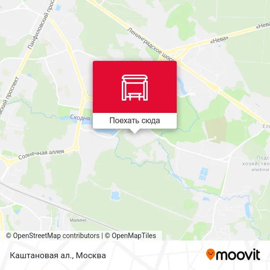 Карта Каштановая ал.
