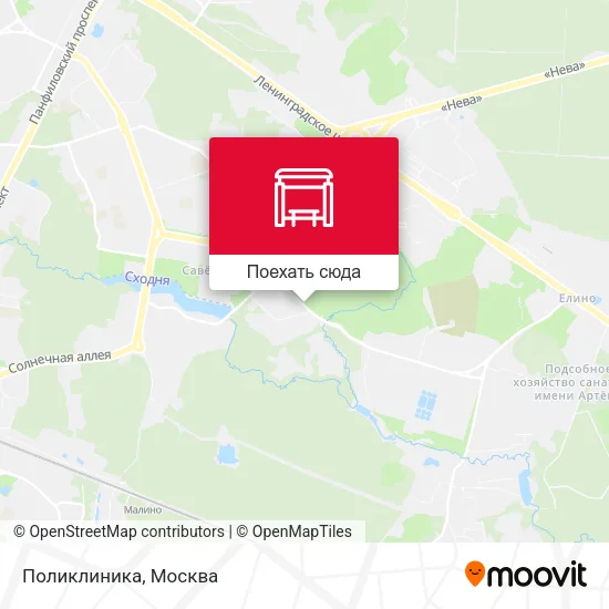 Карта Поликлиника