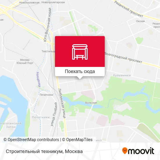 Карта Строительный техникум