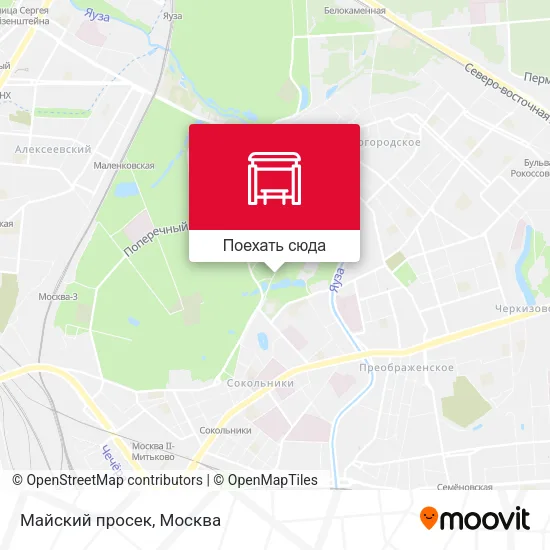Карта Майский просек