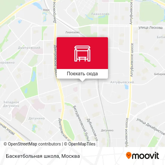 Карта Баскетбольная школа