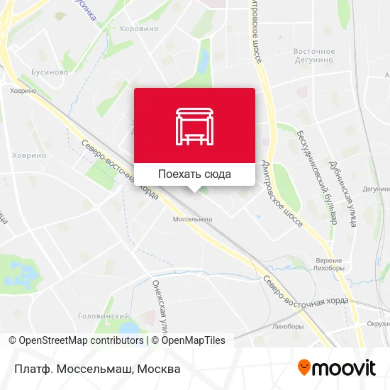 Карта Платф. Моссельмаш
