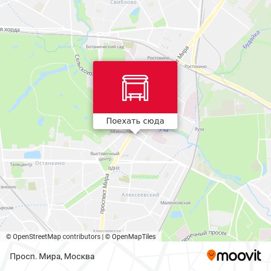 Карта Просп. Мира